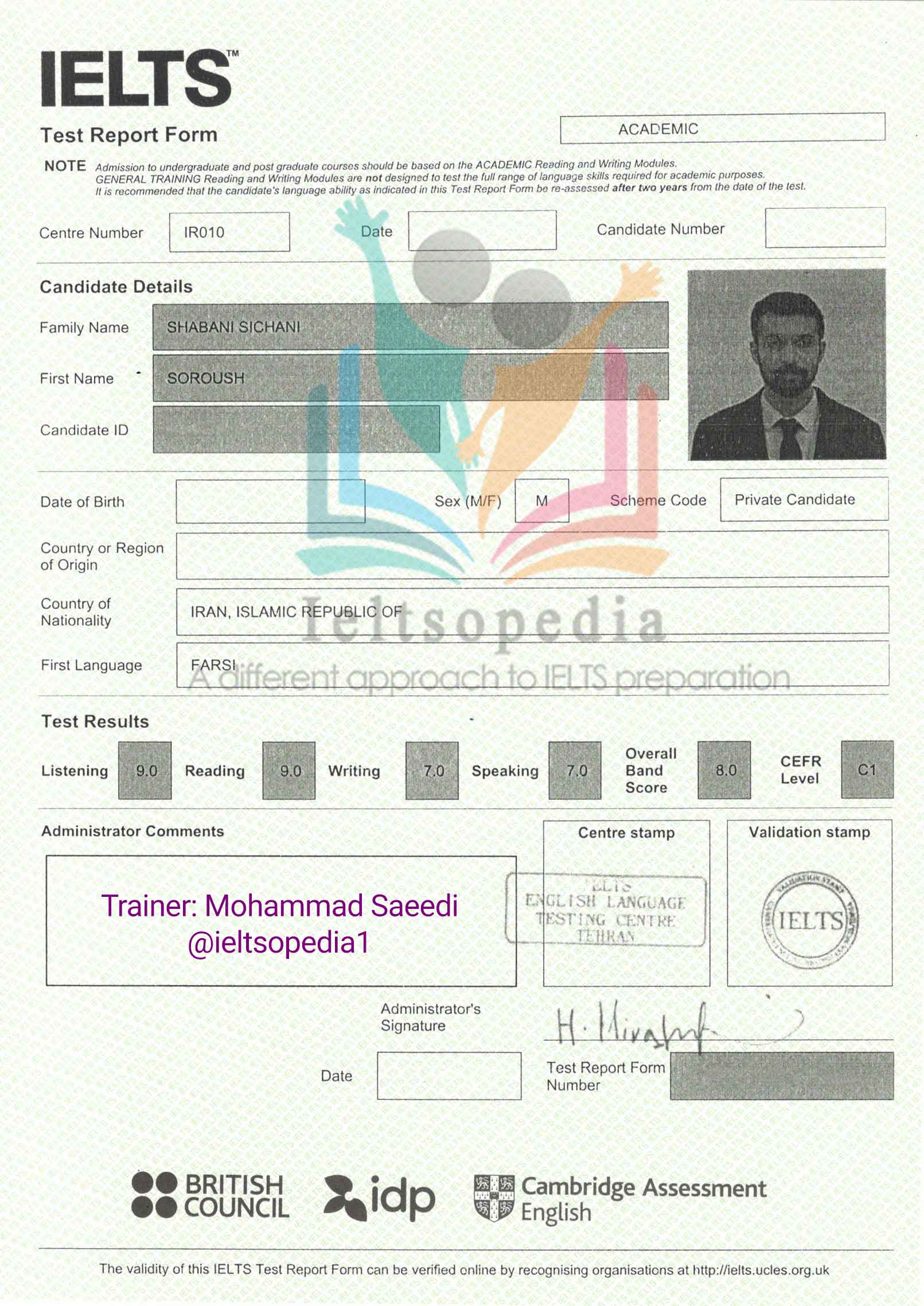 SOROUSH SHABANI SICHANI